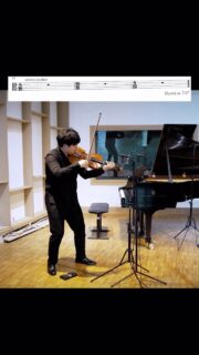 One of the coolest pieces ever written for unaccompanied viola. 😎
Such a bizarre way to indicate the tempo: one sixteenth note = 320 BPM.

Looking forward to coming back to this piece soon!

🎼 György Ligeti: Sonata for Solo Viola
II. Loop

🎙️ @tonmeister_joshua.yw.park @tonhain 

#ivegotrhythm #rhythmchallenge #ligeti #viola